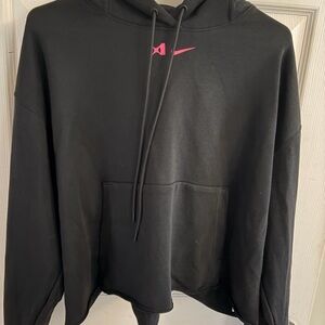 Nike Black Hoodie with Small Black Swoosh
